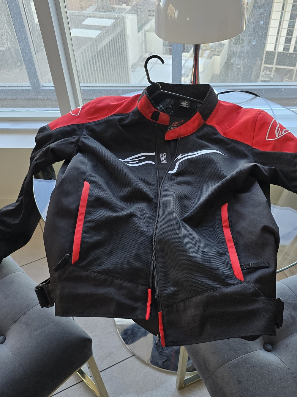 Alpinestars T-SP X Superair Motorcycle Jacket — XXL Black & Red - Picture 3 of 6